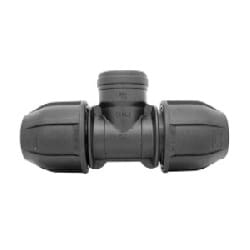 PE T-koppling 20/1/2''g för Vattenledningsinstallation